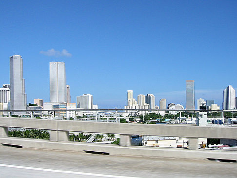 Foto Blick von den Straßen auf Miami