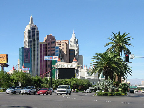 Las Vegas aus dem Auto